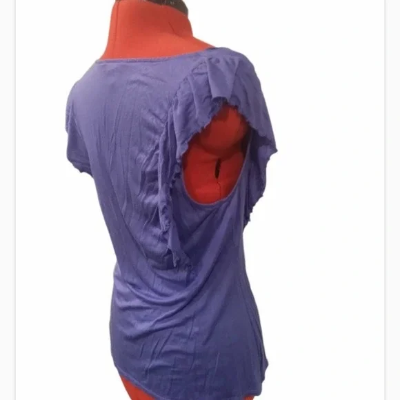 Banana Republic Purple Swoopneck - Picture 3 of 8